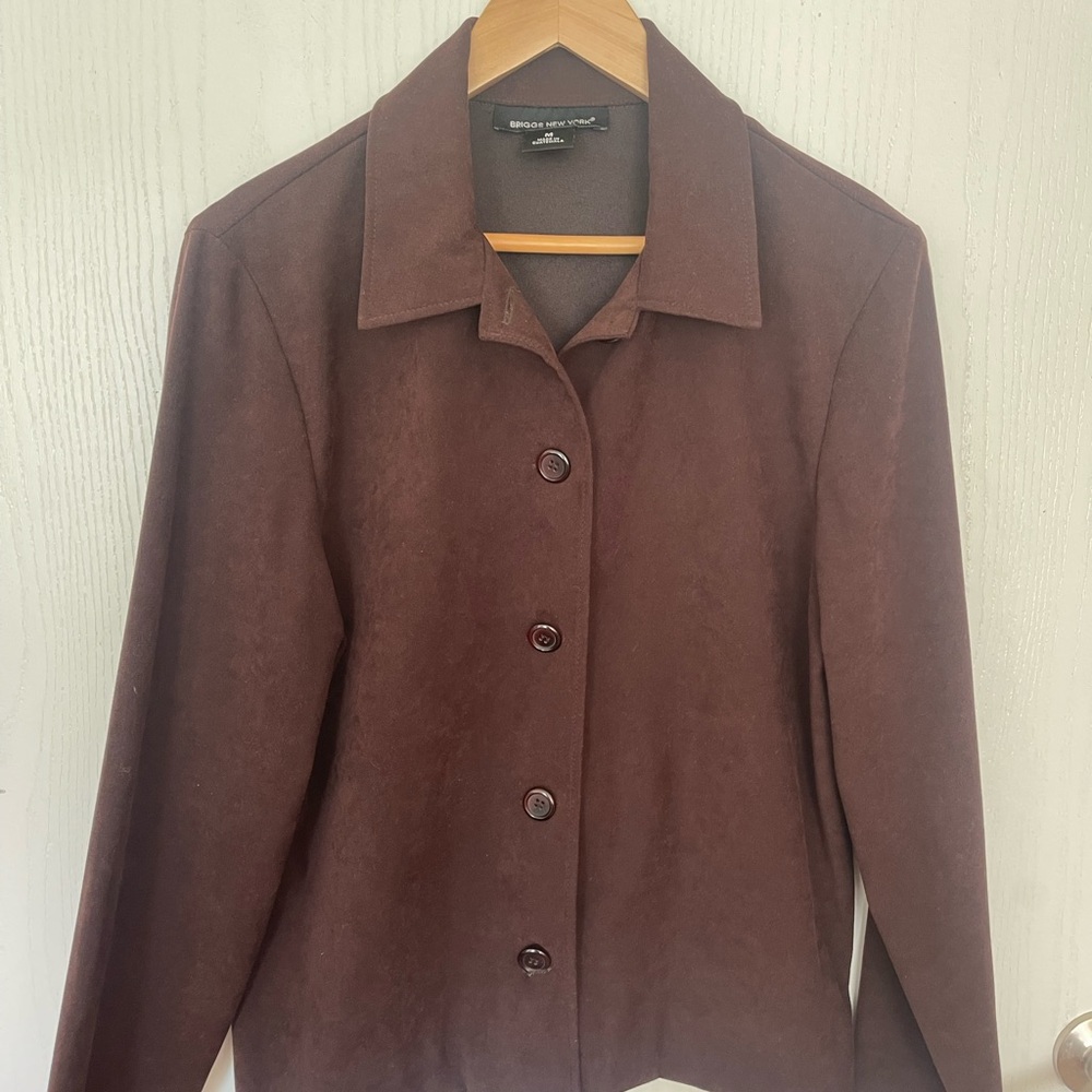 Briggs New York Chocolate Brown Blazer